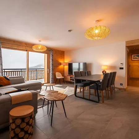 Appartement Grand De Gamme 8p, Skis Aux Pieds, Vue Mont Blanc, Balcon, Parking, Linge Inclus - Fr-1-351-199